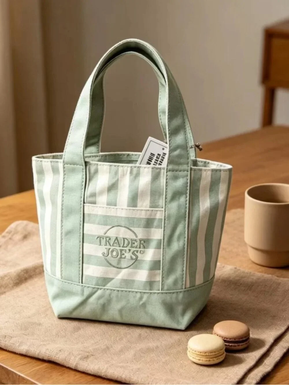 Trader Joe's Mini Canvas Tote Bag – Limited Edition – [Color] – New